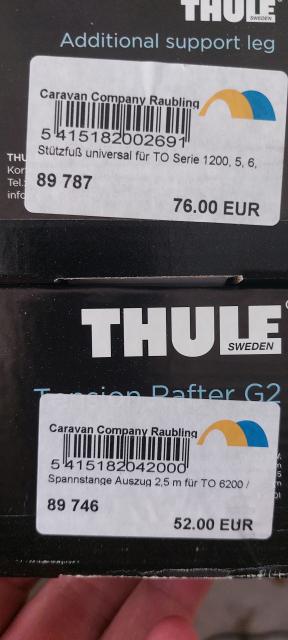 Thule Zubehör  - Camping Zubehoer - Rosenheim
