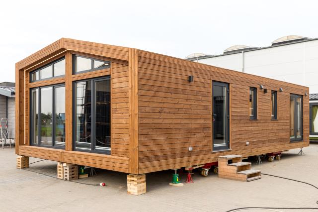 Lodge, Chalet, Ferienhaus - Family Santa Cruz (11 x 6,3 m) - sofort lieferbar! - Mobilheim - Lübeck