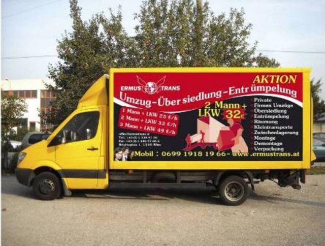 Umzug Wien, Umzüge, Wohnungsauflösung, wohnungsräumung, Kleintransporte www.e - Sonst Camping - Wien