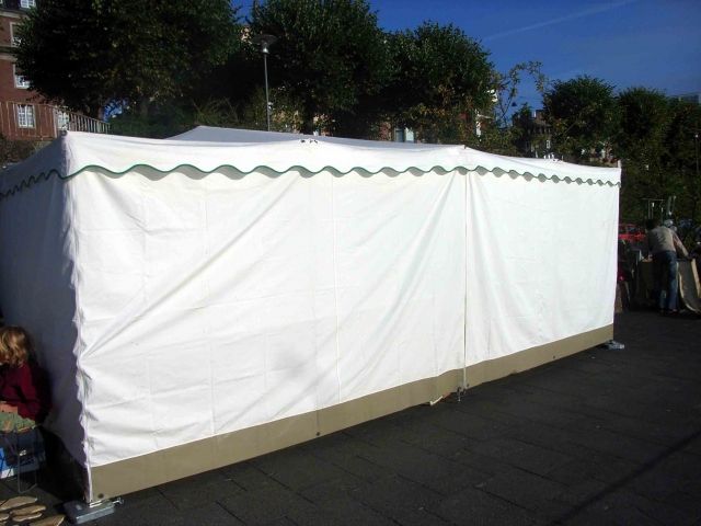 Lambert Profi-Marktzelt 6x3m 2-Mast neuwertig - Zelt - Wolfenbüttel