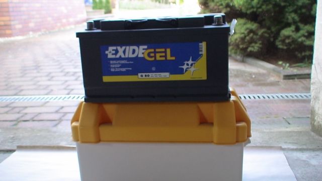 EXIDE GEL- Batterie G80 12V - Wohnwagen Zubehoer - Möllenhagen